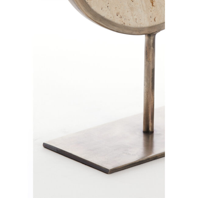 ORNAMENT ON BASE MORENO SAND TRAVERTINE 25.5X10X38.5CM - Image 4