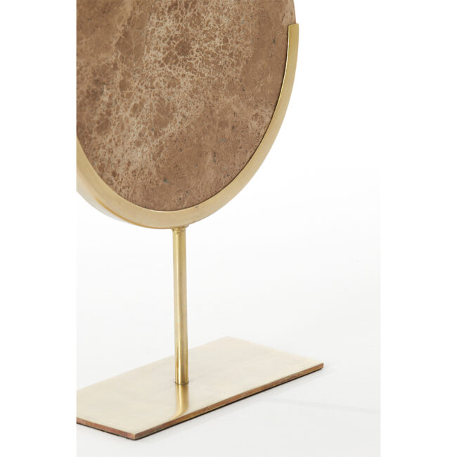 ORNAMENT ON BASE MORENO MARBLE BROWN 25.5X10X38.5CM - Image 3