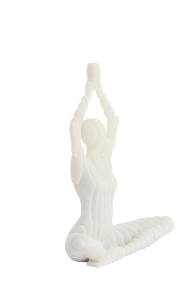 ORNAMENT ZENNA CREAM 28X17X41.5CM - Image 3