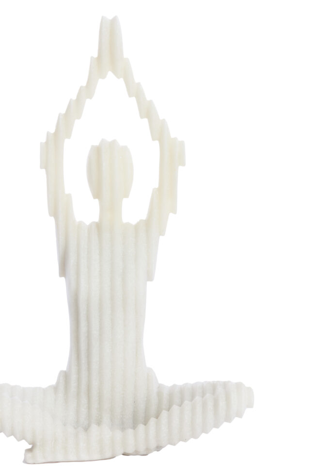 ORNAMENT ZENNA CREAM 28X17X41.5CM - Image 2