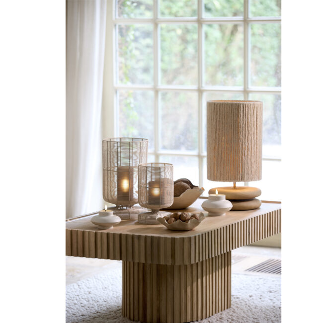 TEALIGHT DIOSO CREAM 15X25CM - Image 3