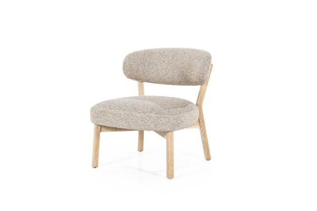 ARMCHAIR MIKKY NATURAL TAUPE MOON 61X72,5X72CM