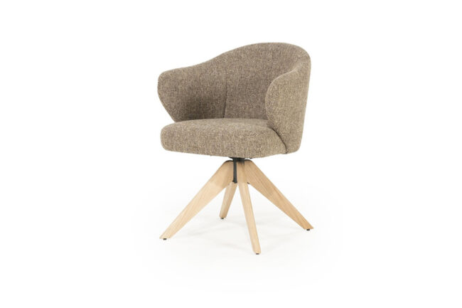CHAIR CONNOR NATUREL BROWN DONNA 61.5X60X81.5CM