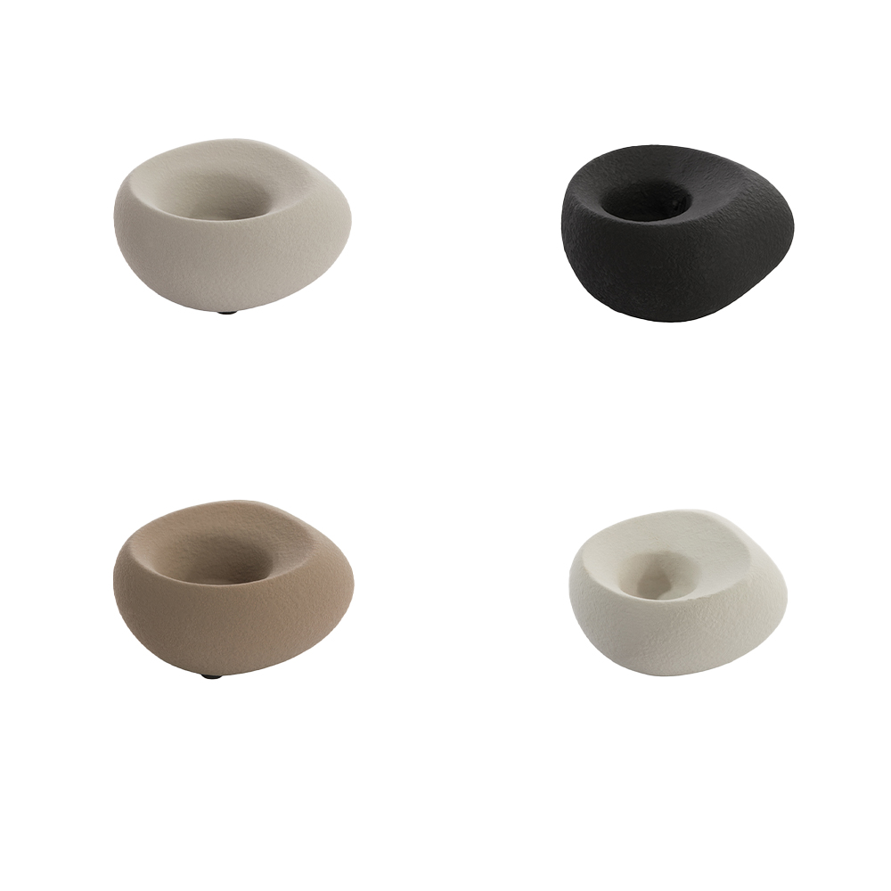 TEALIGHT HOLDER ALKA CERAMIC 16X16X9CM