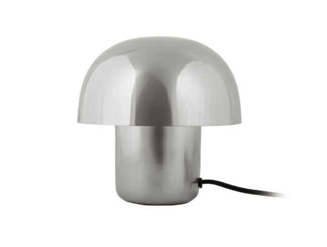 TABLE LAMP FAT MUSHROOM MINI CHROME PLATED 20X20CM