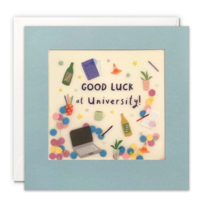 GOOD LUCK AT UNIVERSITY CARD