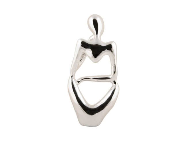 STATUE WONDERING POLYRESIN PLATED 9,5X23,5CM - Image 6