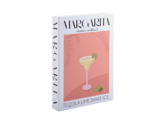 STORAGE BOOK MARGARITA PEACH ORANGE 25CM