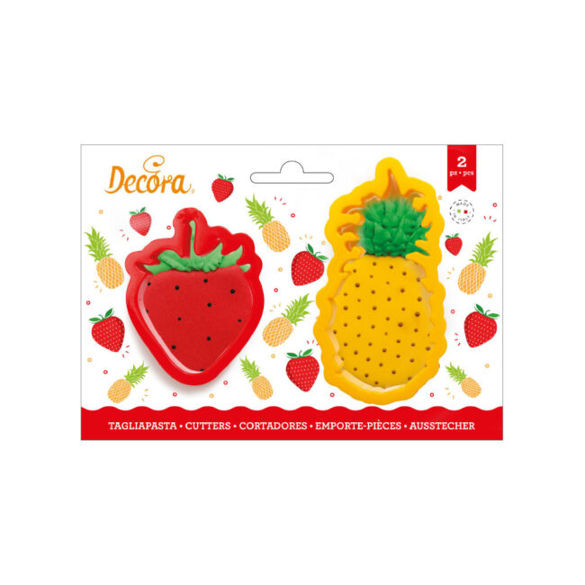 SET OF 2 PINEAPPLE & STRAWBERRY COOKIE CUTTERS - Image 7