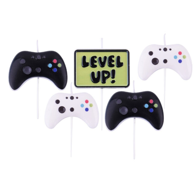 SET OF 5 THEMED CANDLE GAMER - Image 3