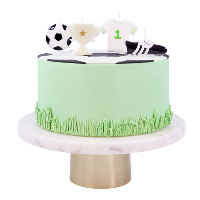 SET OF 4 THEMED CANDLE FOOTBALL - Image 4