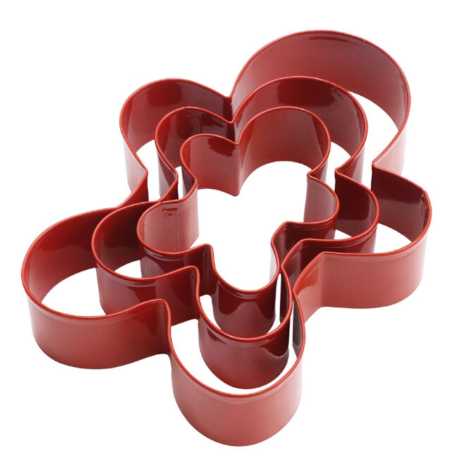 SET OF 3 CHRISTMAS GINGERBREAD MAN COOKIE CUTTER - Image 4