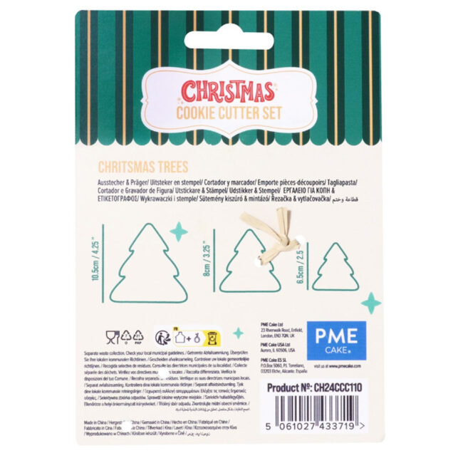SET OF 3 CHRISTMAS TREES COOKIE CUTTER - Image 6