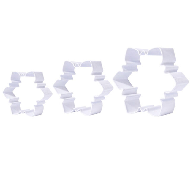 SET OF 3 CHRISTMAS SNOWFLAKES COOKIE CUTTER - Image 4