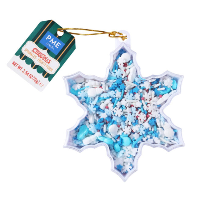CHRISTMAS FROSTY FEVER NOVELTY SPRINKLES 72GR