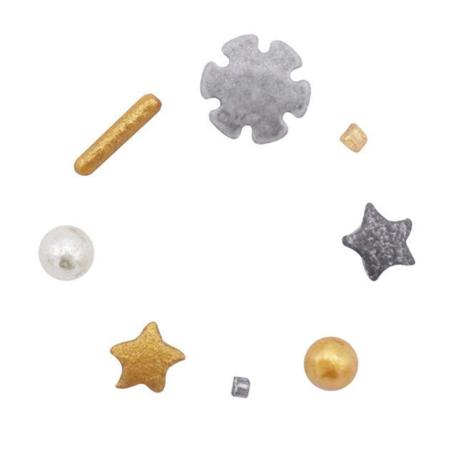 6-IN-1 CHRISTMAS HOLIDAY SPARKLE SPRINKLE SET 196GR - Image 3