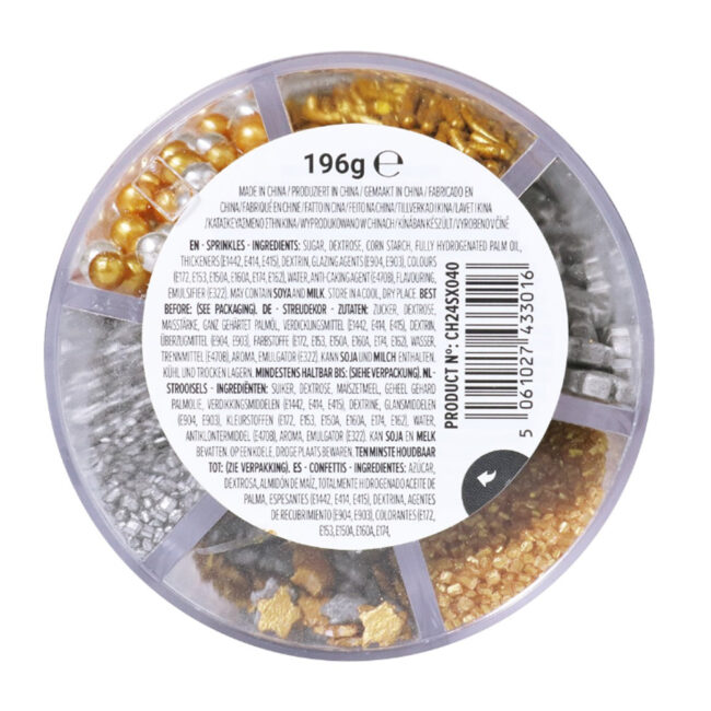 6-IN-1 CHRISTMAS HOLIDAY SPARKLE SPRINKLE SET 196GR - Image 7