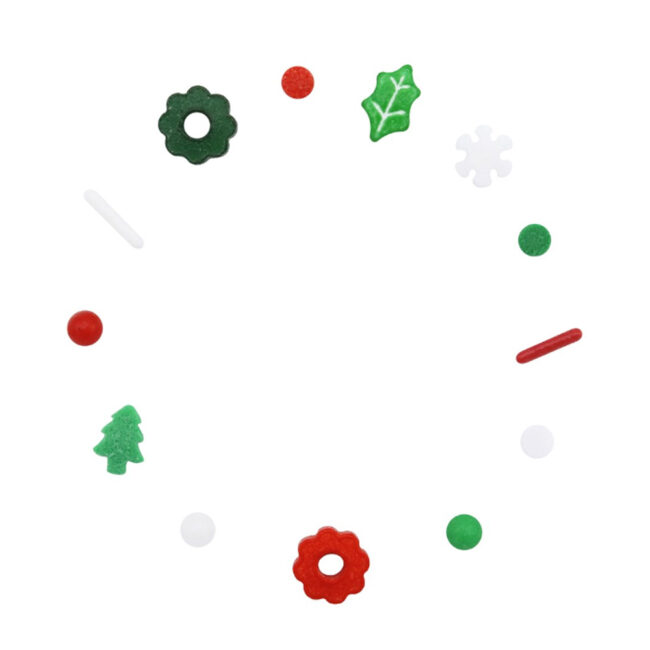 6-IN-1 CHRISTMAS DECK THE HALLS SPRINKLE SET 158GR - Image 3