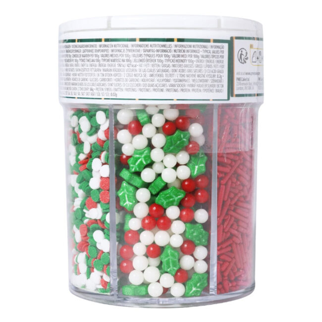 6-IN-1 CHRISTMAS DECK THE HALLS SPRINKLE SET 158GR - Image 6