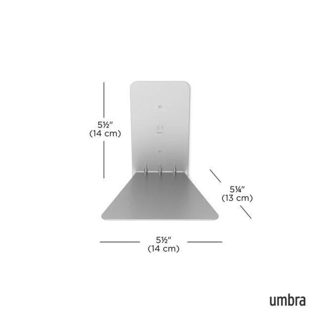 SET OF 3 CONCEAL SHELVES SILVER - Image 9