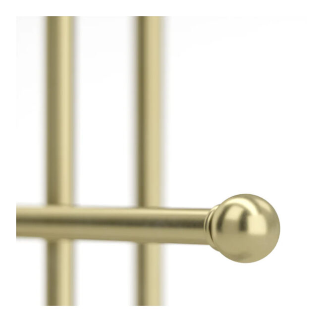 TRIGEM JEWELRY STAND WHITE/BRASS 23X10X48CM - Image 5