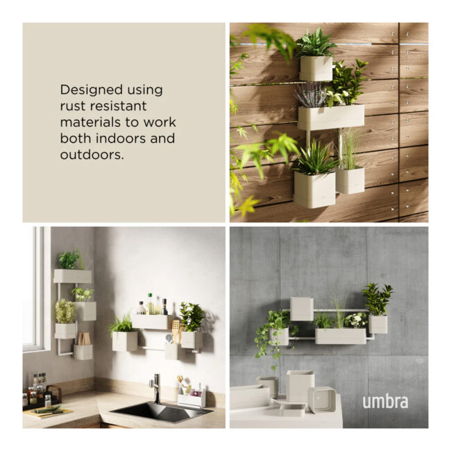 CUBIKO WALL PLANTER SAND - Image 7