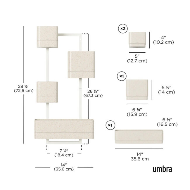 CUBIKO WALL PLANTER SAND - Image 8
