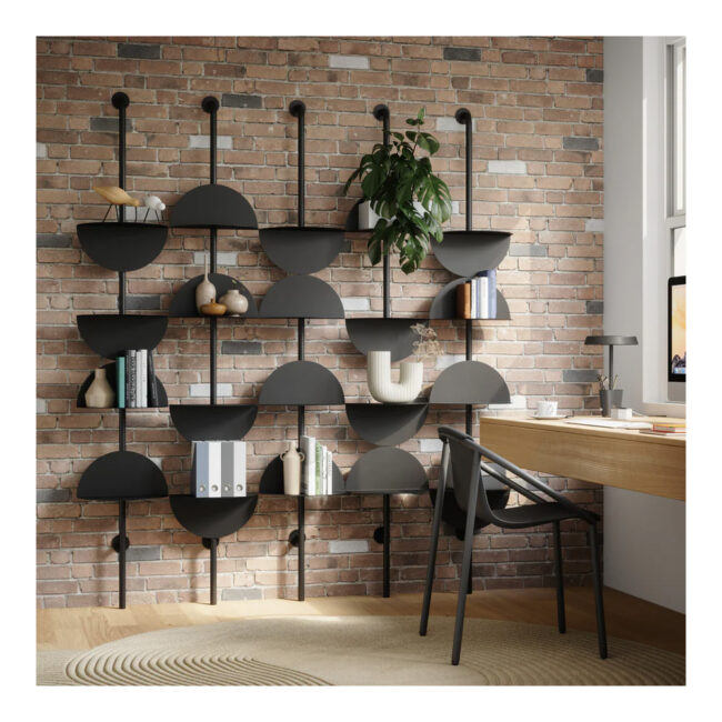 SOLIS ADJUSTABLE STANDING SHELF BLACK - Image 3