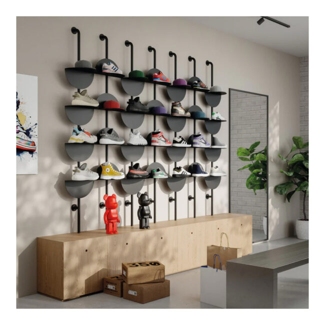 SOLIS ADJUSTABLE STANDING SHELF BLACK - Image 5
