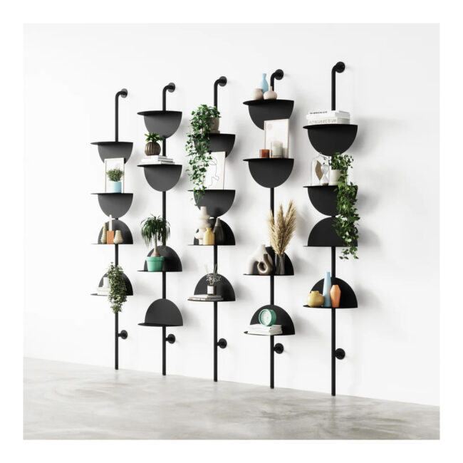 SOLIS ADJUSTABLE STANDING SHELF BLACK - Image 6