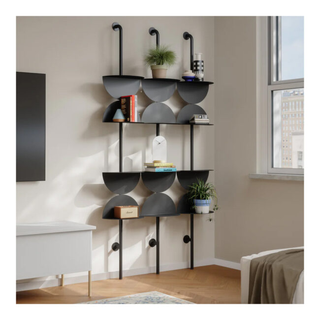 SOLIS ADJUSTABLE STANDING SHELF BLACK - Image 7