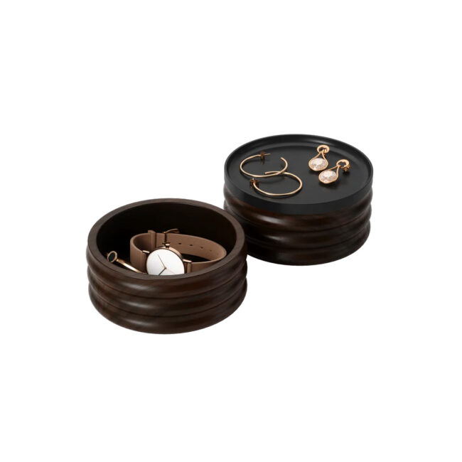 TESORA WOOD STORAGE BOX BLACK/WALNUT - Image 8