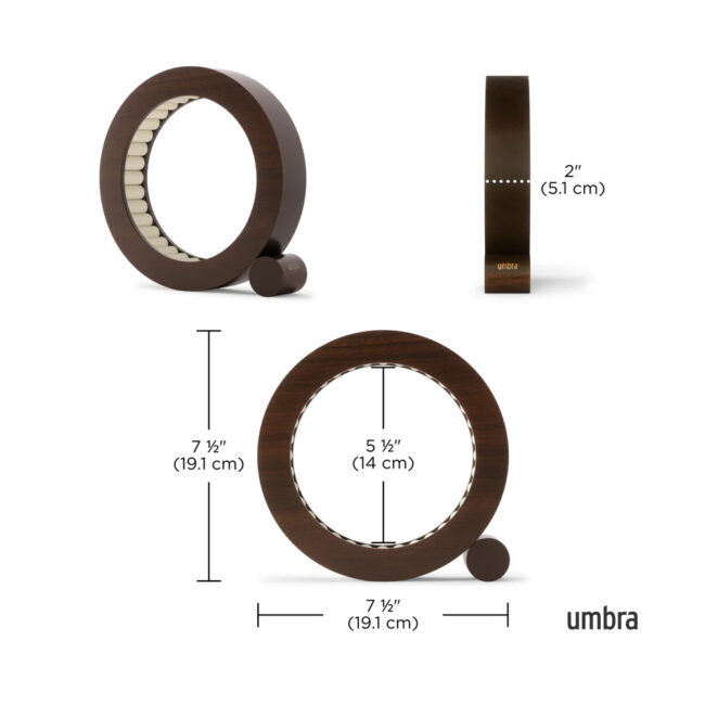 FERRIS JEWELRY ORGANIZER WALNUT - Image 7