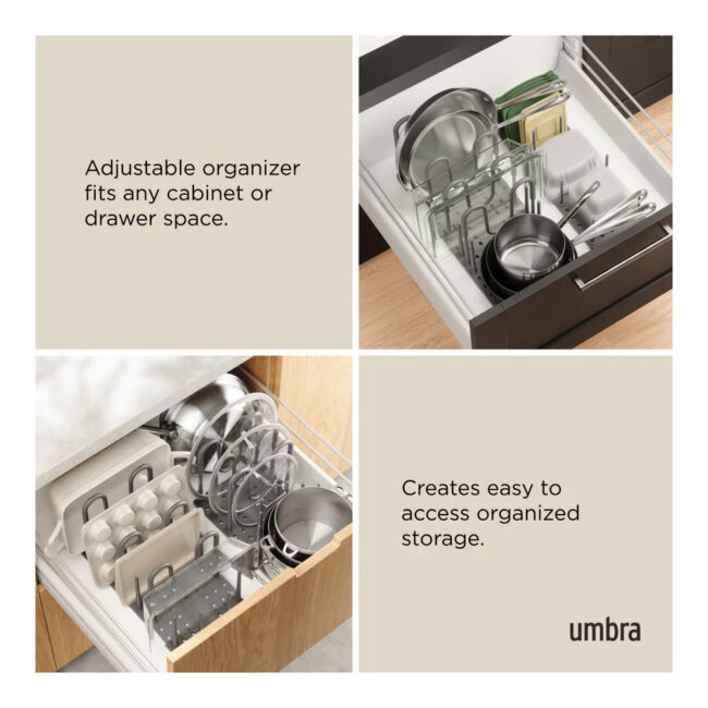 PEGGY COOKWARE ORGANIZER CHARCOAL - Image 6