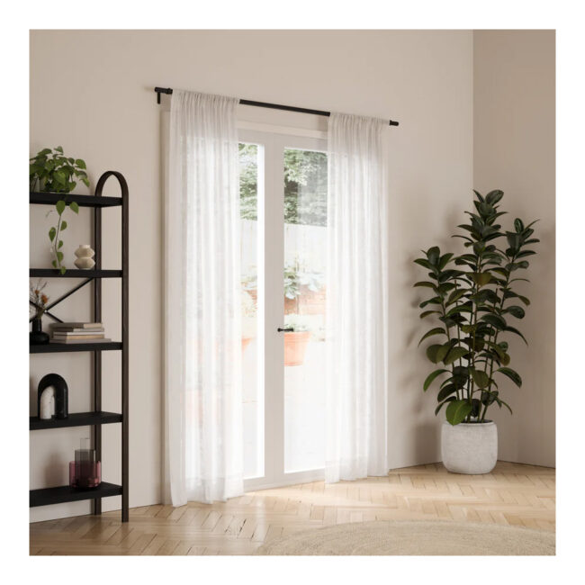 ZEN CURTAIN ROD MATTE-BLACK - Image 3