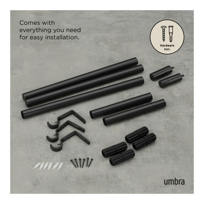 ZEN CURTAIN ROD MATTE-BLACK - Image 6