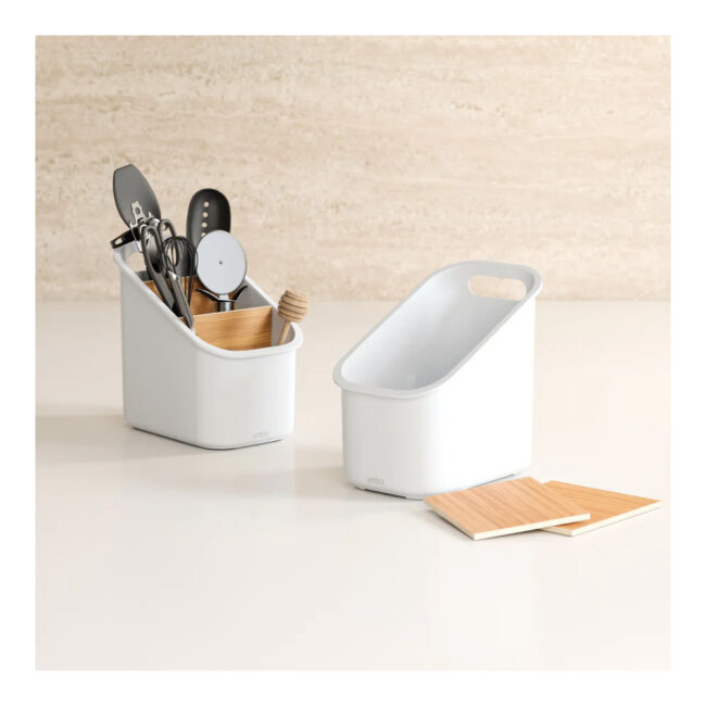 BELLWOOD UTENSIL HOLDER WHITE/NATURAL - Image 6