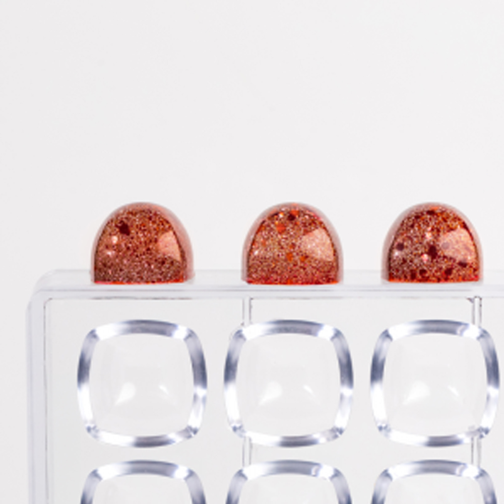 PRALINE AURORA BPA FREE MOULD 27X27X19.5MM
