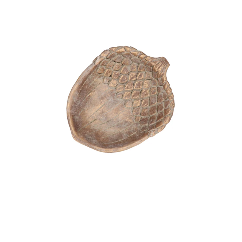 CONCRETE ACORN GOLDEN 21X17X5CM - Image 2