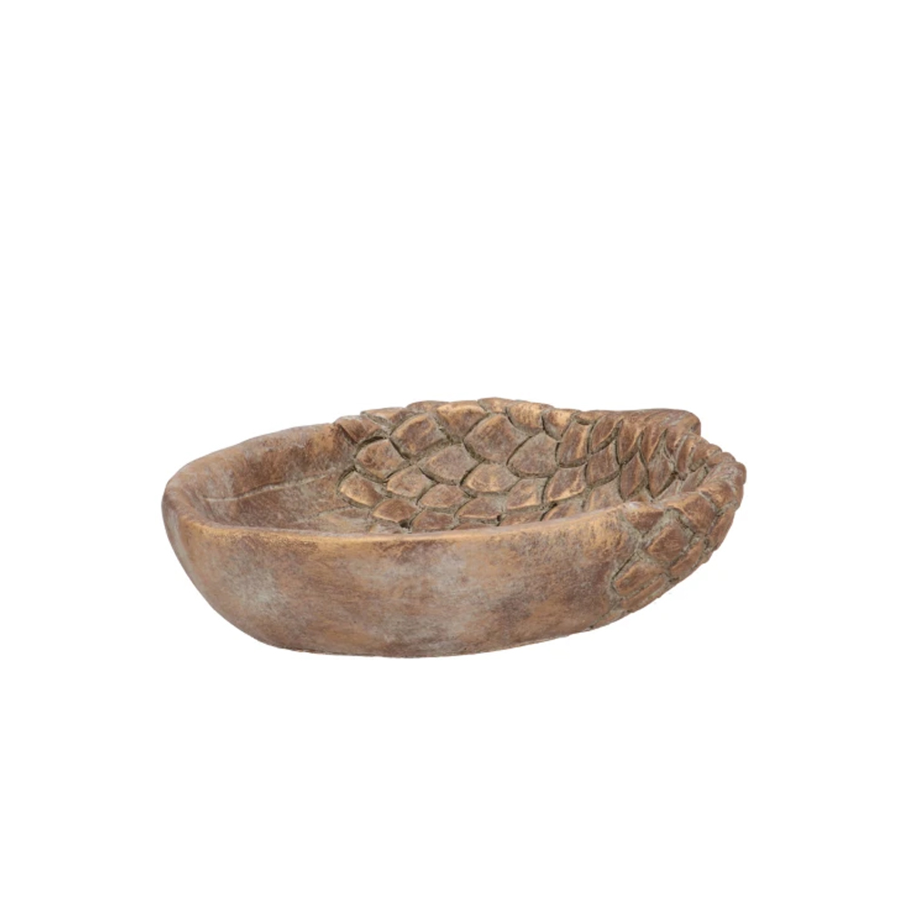 CONCRETE ACORN GOLDEN 21X17X5CM