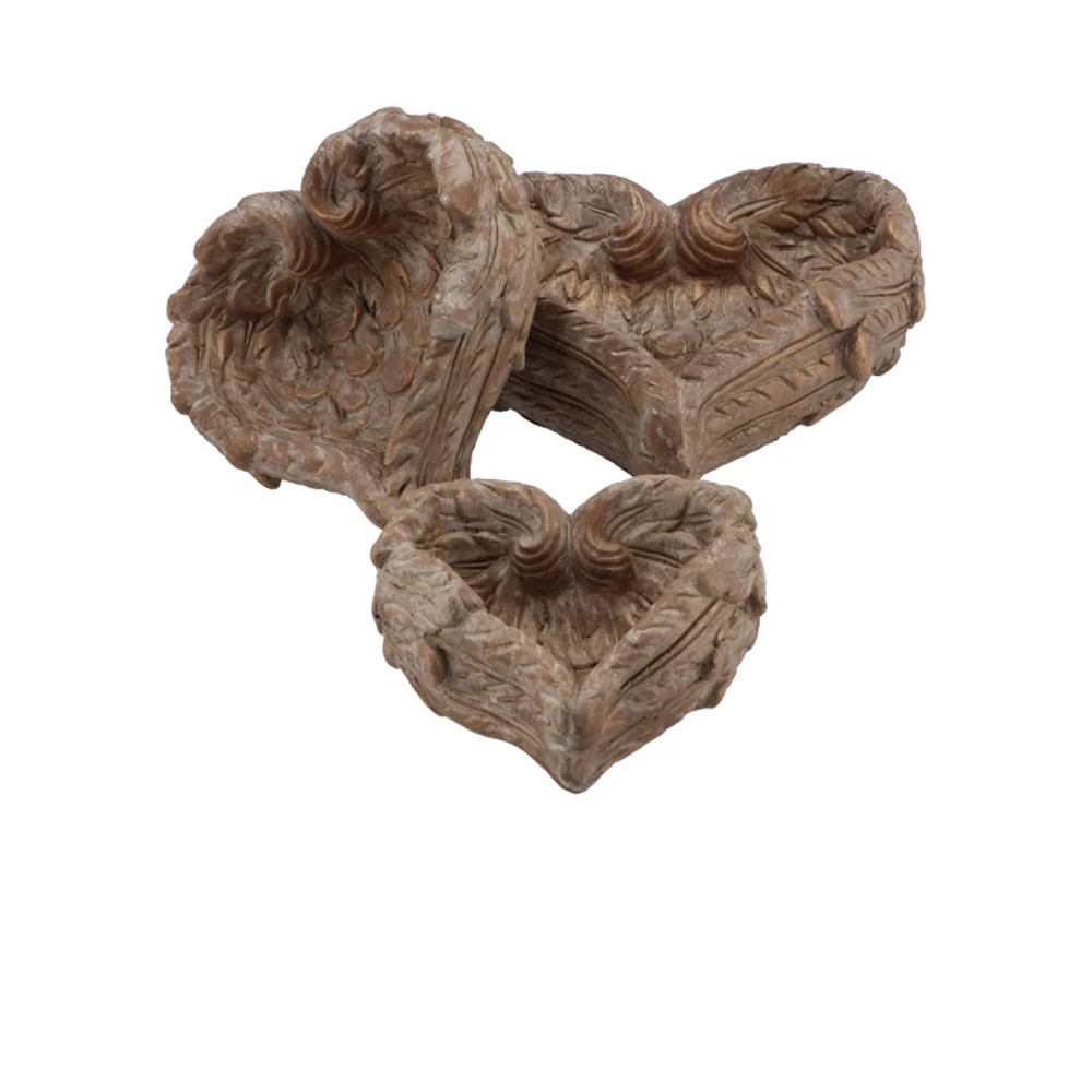 CONCRETE HEART WINGS GOLD