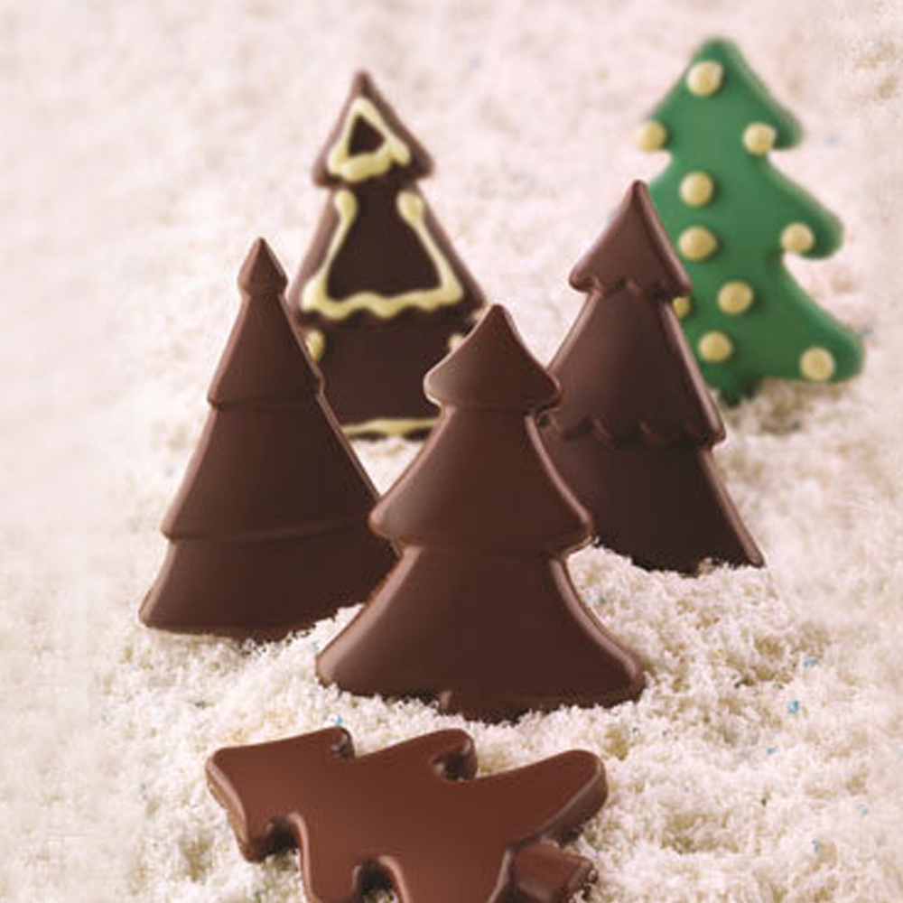 SILICONE MOULD N.4 CHOCO PINE BROWN