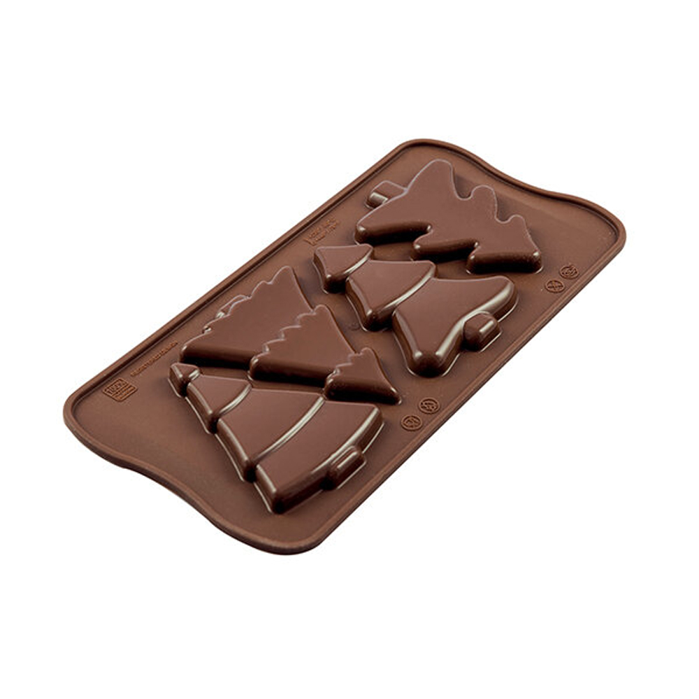 SILICONE MOULD N.4 CHOCO PINE BROWN