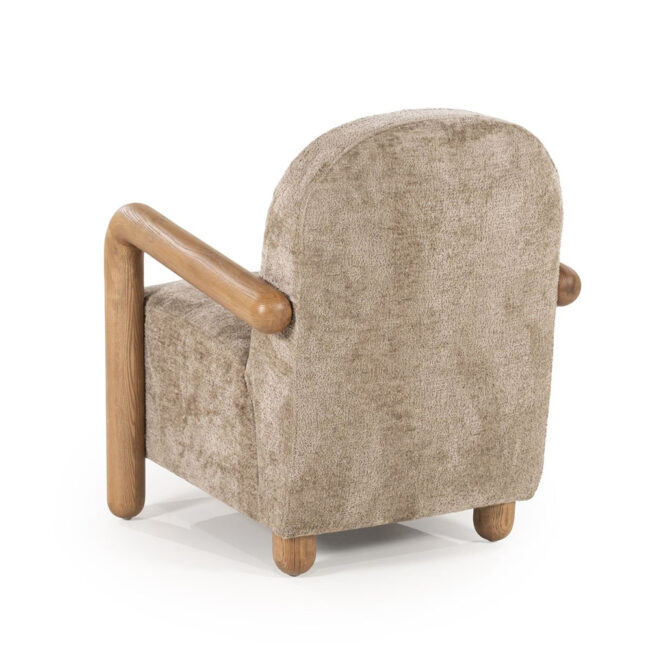 RETROVA ARMCHAIR TAUPE 72X86X84CM - Image 9
