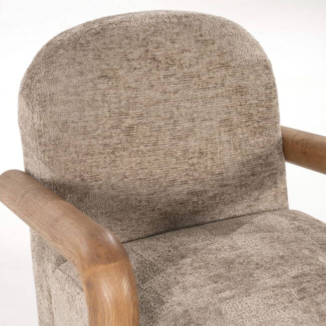 RETROVA ARMCHAIR TAUPE 72X86X84CM - Image 6