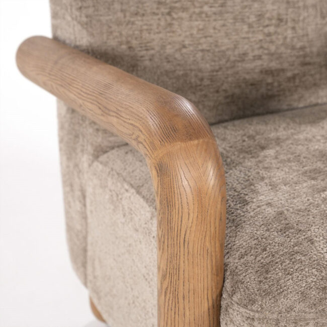 RETROVA ARMCHAIR TAUPE 72X86X84CM - Image 4