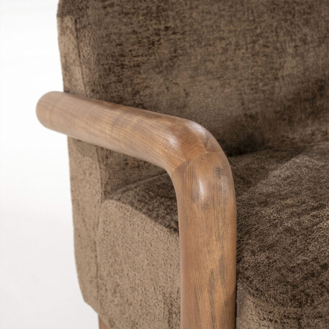 RETROVA BROWN ARMCHAIR 72X86X84CM - Image 4