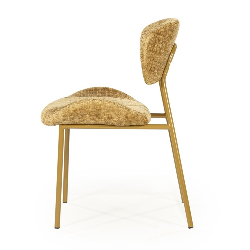 DARE DINING CHAIR MUSTARD 60X51X87CM - Image 5