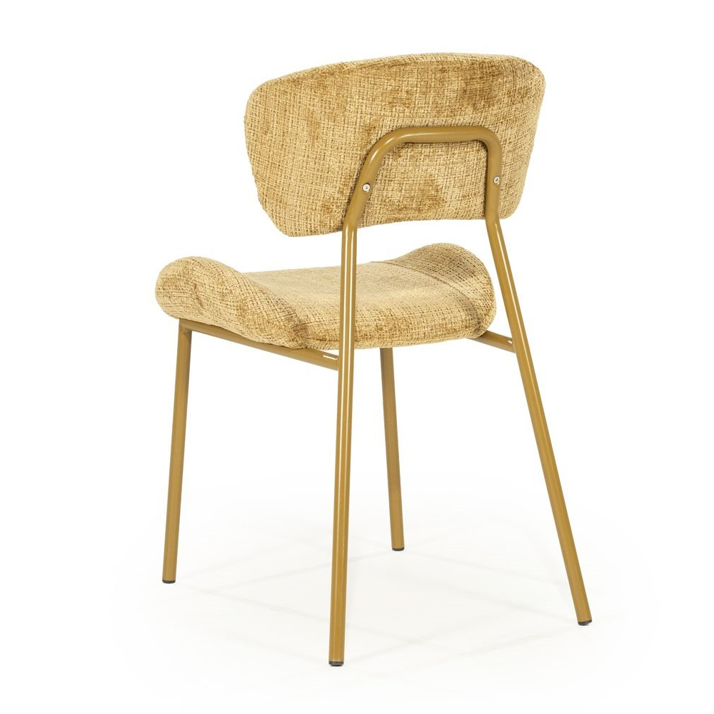 DARE DINING CHAIR MUSTARD 60X51X87CM - Image 3