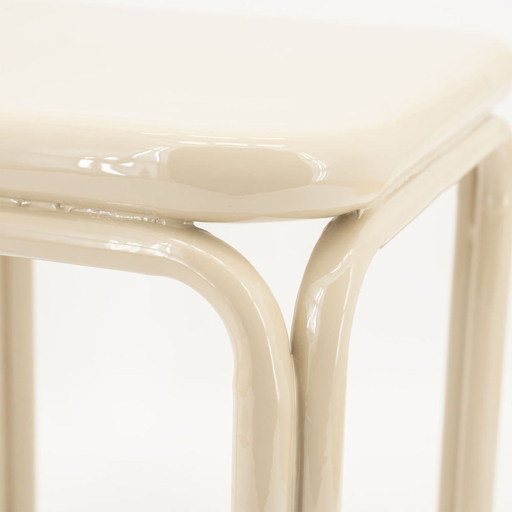 SIDE TABLE ZILO BEIGE 43X43X45CM - Image 3